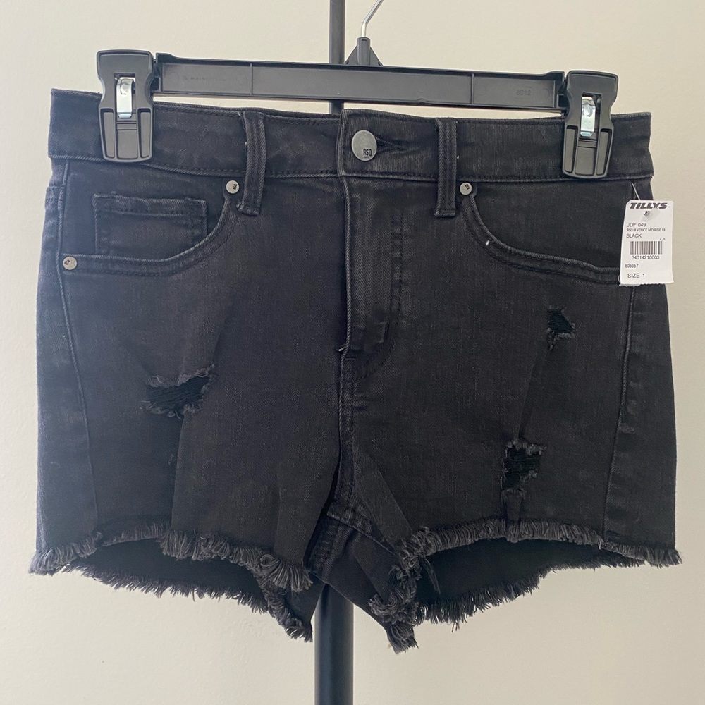 black denim shorts- RSQ/ size 25